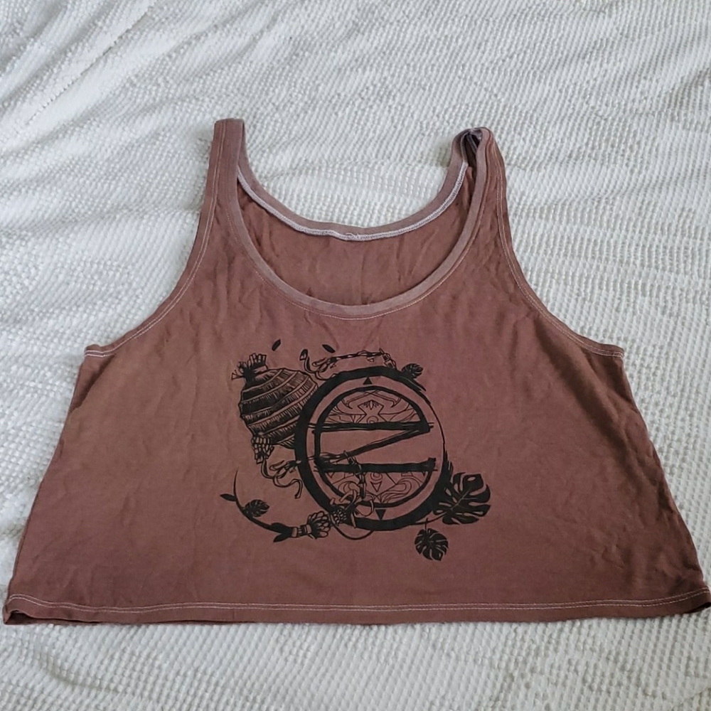 CLOZEE flowy crop top tank